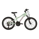 Bisan Kdx 2500-V Kız Çocuk Bisikleti 28CM V 20 Jant 21 Vites Mint Yeşil Pembe Beyaz - Çok Renkli