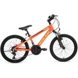 Bisan KDX 2600-V-25 28 cm V 20 Jant 21 Vites Neon Turuncu Sarı Siyah Erkek Çocuk Bisikleti