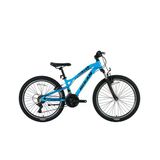 Bisan Kdx 2800-V Kadın Dağ Bisikleti 30Cm V 24 Jant 21 Vites Açık Mavi Siyah