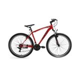 Bisan Leon 48 cm V 27.5 Jant 21 Vites Bayrak Kırmızısı Siyah Erkek Dağ Bisikleti