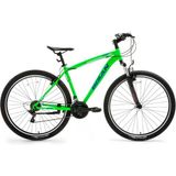 Bisan Leon 48 cm V 27.5 Jant 21 Vites Neon Yeşil Lacivert Mavi Dağ Bisikleti