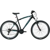 Bisan MTS 4600 21 Vites 27.5 Jant V-Fren MTB Siyah Mavi 19 inç 48 cm Dağ Bisikleti