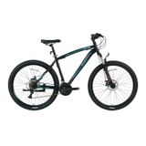Bisan MTS 4600 46 cm 27.5 Jant 21 Vites Mat Siyah - Mavi Renk Erkek Dağ Bisikleti