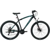 Bisan Mts 4600 Erkek Dağ Bisikleti 46CM V 26 Jant 21 Vites Mat Siyah Mavi - Renkli