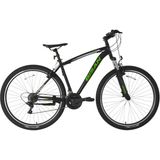 Bisan Mts 4600 V Fren 18 - 46 cm 26 Jant Mat Siyah Yeşil 3x7 Vites Dağ Bisikleti Blc - Çok Renkli