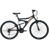 Bisan Mts4300 24 Jant 21 Vites Amortisörlü Dağ Bisikleti 40Cm Siyah - Turuncu