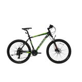 Bisan MTX 7050 26 V 43 cm Mat Siyah Yeşil Dağ Bisikleti