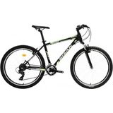 Bisan MTX 7050 48 cm V 27.5 Jant 21 Vites Mat Siyah Sarı Erkek Dağ Bisikleti