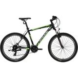 Bisan Mtx 7050 Erkek Dağ Bisikleti 43CM V 26 Jant 21 Vites Mat Siyah Yeşil - Çok Renkli