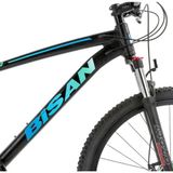 Bisan MTX 7200 27.5 inç Mat Açık Mavi Siyah Gümüş Dağ Bisikleti