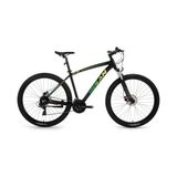 Bisan Mtx 7200 Erkek Dağ Bisikleti 39.5cm Md 26 Jant 24 Vites Mat Siyah Yeşil - Çok Renkli