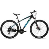 Bisan Mtx 7200 Siyah 27.5 Jant Dağ Bisikleti – 24 Vites – 43 cm Hafif Kadro Blc - Çok Renkli