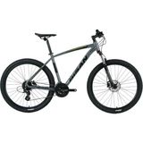 Bisan MTX 7300 26 Jant 15.5 inç 39.5 cm S Kadro Metalik Gri Yeşil Dağ Bisikleti