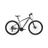 Bisan Mtx 7300 29 Jant Hd Dağ Bisikleti 3x8 Vites - Metalik Gri - Mavi - 17" - 43 CM