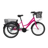 Bisan Porter Nexus 3 Vites 24 Jant Pembe Siyah 39 Kadro Şehir Kargo Bisikleti
