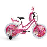 Bisan Queen 30 cm V Fren 20 Jant 1 Vites Metalik Pembe Çocuk Bisikleti