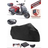 Bisan Rival Branda Siyah Arka Çanta Uyumlu(Topcase) Motosiket Brandası Motor Örtüsü Çadır Su Geçirmez Motosiklet Kılıfı Motor Brandası,lastikli,taşıma Torbalı