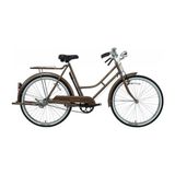 Bisan Roadstar Classic Kadın Şehir Bisikleti 1 Vites 26 inç Jant Kahverengi Siyah Gold 57 cm Kadro Boyu - Kahverengi - Siyah - Altın