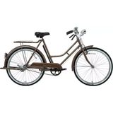 Bisan Roadstar Classic Kahverengi Siyah Gold 57 cm V 26 Jant 1 Vites Kadın Hizmet Bisikleti