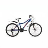 Bisan Rocky - 26 Jant 42 Cm Kadro 21 Vites Dağ Bisikleti - Lacivert Kırmızı