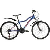 Bisan Rocky 42 cm V 26 Jant 21 Vites Lacivert Kırmızı Erkek Dağ Bisikleti