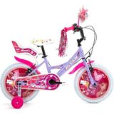 Bisan Rose 16 Jant 24 cm Lila Pembe Çocuk Bisikleti