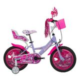 Bisan Rose 16 Jant Kız Çocuk Bisikleti-Pembe - Lila - Pembe