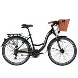 Bisan Sandy 26 Jant 21 Vites Şehir Bisikleti 43Cm Kadro Siyah / Gold