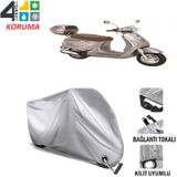 Bisan Sardes 125 Arka Çanta Uyumsuz Ultra Kalın Su Geçirmez Motor Brandası