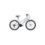 Bisan Sentiero 42 cm V 24 Jant 21 Vites Metalik Beyaz Mavi Kadın Dağ Bisikleti