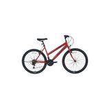 Bisan Sentiero 42 cm V 24 Jant 21 Vites Metalik Kırmızı Siyah Kadın Dağ Bisikleti