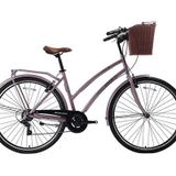 Bisan Serenity 28 Jant 19" - 48 CM 7 Vites Pudra Pembe-Siyah Şehir Bisikleti