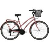 Bisan Serenıty S Kadın Şehir Bisikleti 46CM V 28 Jant 7 Vites Pembe Silver - Pembe - Gri