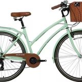 Bisan Serenıty S Kadın Şehir Bisikleti 48Cm V 28 Jant 7 Vites Mint Yeşil Siyah