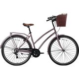 Bisan Serenıty S Kadın Şehir Bisikleti 48CM V 28 Jant 7 Vites Pudra Pembe Siyah - Çok Renkli