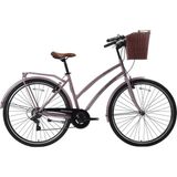 Bisan Serenıty S Kadın Şehir Bisikleti 48Cm V 28 Jant 7 Vites Pudra Pembe Siyah