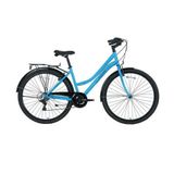 Bisan Smile Mavi Siyah 44 cm V 28 Jant 7 Vites Kadın Şehir Bisikleti