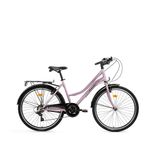 Bisan Smile Pudra Pembe Siyah 44 cm V 28 Jant 7 Vites Şehir Bisikleti