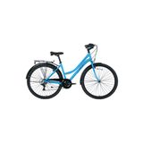 BİSAN SMİLE ŞEHİR BİSİKLETİ 44 CM V 26 JANT 7 VİTES AÇIK MAVİ SİYAH