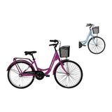 Bisan Sorrento Kadın Şehir Bisikleti 36CM V 24 Jant 3 Vites Bebe Mavi Beyaz - Çok Renkli