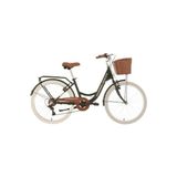 Bisan Sorrento-S Kadın Şehir Bisikleti 36CM V 24 Jant 7 Vites Yeşil Silver - Çok Renkli