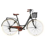 Bisan Sorrento Şehir Bisikleti 36 cm V 24 Jant 3 Vites Bebek Mavisi Beyaz