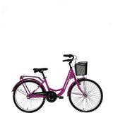 Bisan Sorrento Şehir Bisikleti 36 cm V 24 Jant 3 Vites Mor Beyaz - Mor - Beyaz