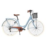 Bisan Sorrento Şehir Bisikleti 44 cm V 26 Jant 3 Vites Bebek Mavisi Silver - Bebek Mavisi - Gümüş