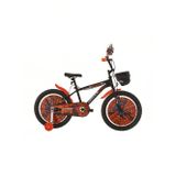 Bisan Spark Erkek Çocuk Bisikleti 30 Cm V 20 Jant Mat Siyah Turuncu