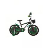 Bisan Spark Erkek Çocuk Bisikleti 30 Cm V 20 Jant Mat Siyah Yeşil