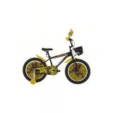 Bisan Spark V 20 Jant V Mat Siyah Sarı Çocuk Bisikleti 30 Kadro