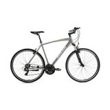 Bisan TRX 8100 700C 3x7 Vites Trekking Bisikleti Açık Metalik Gri Yeşil Beyaz