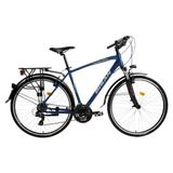 Bisan Trx 8100 City Şehir Bisikleti 54 cm V 700C 21 Vites Lacivert Yeşil Beyaz