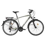 Bisan Trx 8100 City Şehir Bisikleti 56 cm V 700C 21 Vites Açık Metalik Gri Yeşil Beyaz